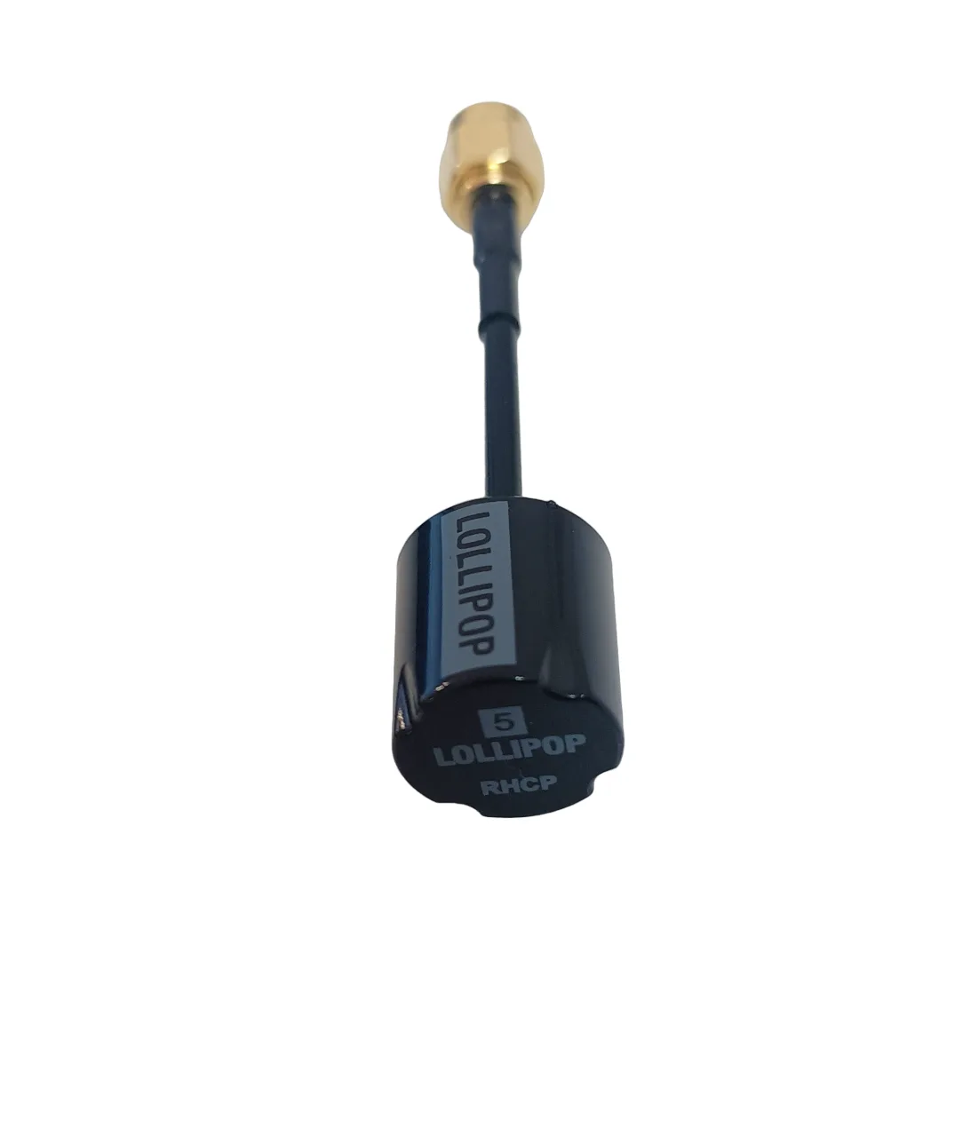 MINI Lollipop 5.8G RHCP image transmission antenna 60mm Connector:RHCP SMA black 60mm