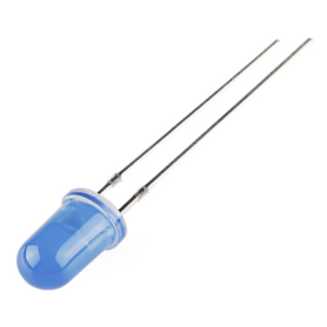 28mm Led - 28mm Leg LED 5MM Blue Use 3V 20mA