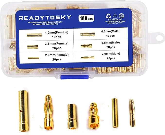 Gold Bullet Banana Connector box kit