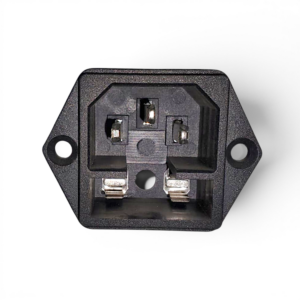 AC 250V 15A IEC320 C14 Male Power Cord Inlet Socket with Fuse Holder