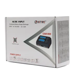 HTRC C240 DUO AC 100-240V DC 11-18 V LiPo LiFe / Li-ion/NiCd/NiMH/Pb Multi Charger/Discharger