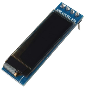 I2c Module White 480260 - 0.91 inch I2C/IIC Serial 4-Pin OLED Display Module-WHITE