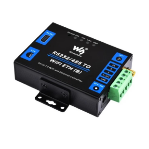Waveshare Industrial Grade Serial Server RS232/485 To WiFi and Ethernet, Modbus Gateway, MQTT Gateway, Metal Case RJ45 network port