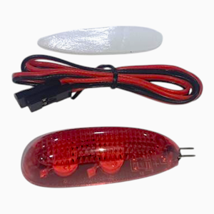 RC FPV Drone Night Navigation LED Lights w Shell Flight Searchlight 12V/5V red