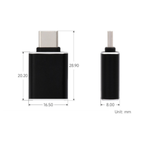 Waveshare USB Type-C Male To USB-A Female Adapter