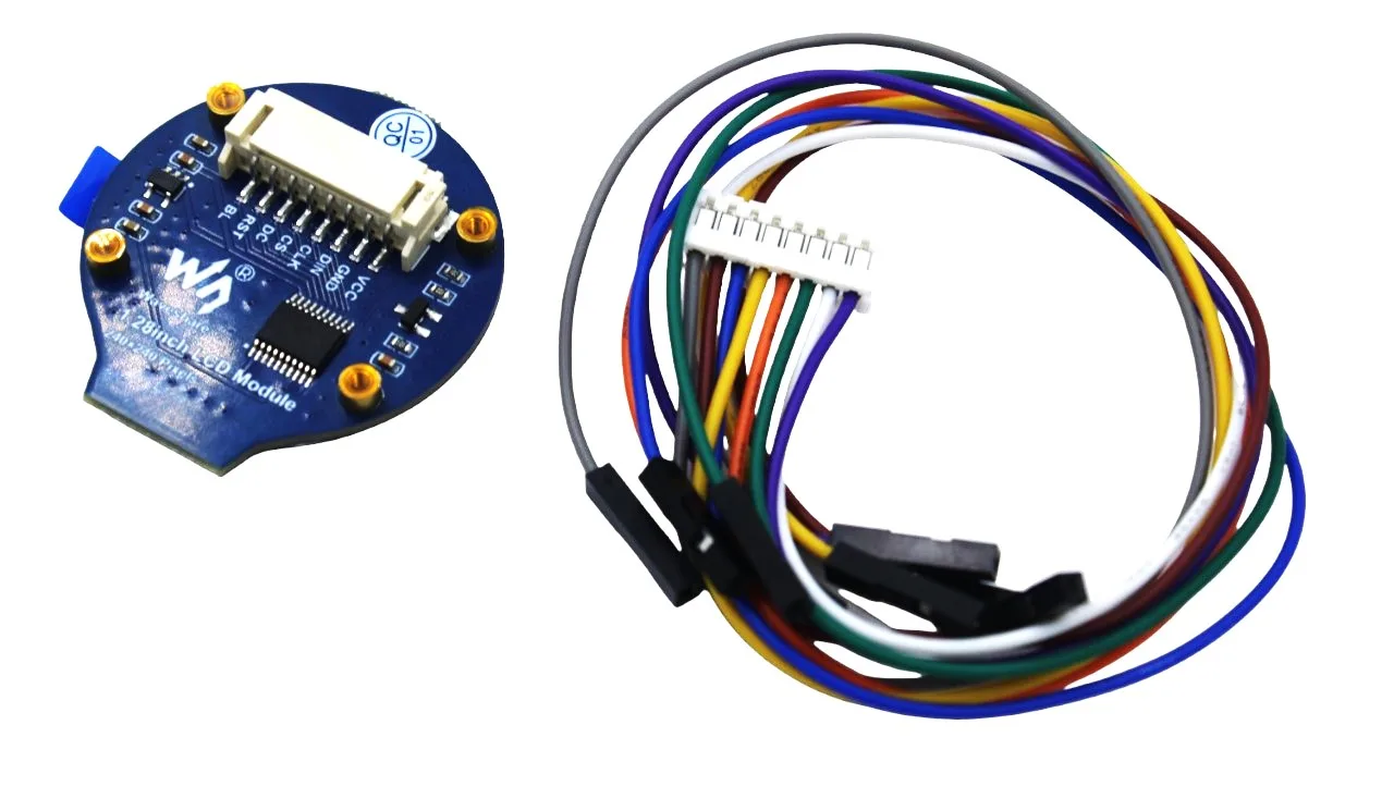 Waveshare 240×240 1.28inch Round LCD Display Module, 65K RGB
