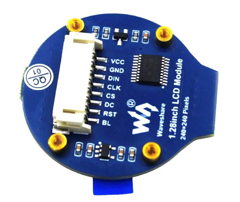 Waveshare 240×240 1.28inch Round LCD Display Module, 65K RGB