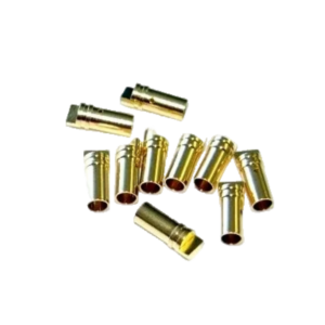 Amass Polymax 5.5mm Gold Connectors Male-Female Pair