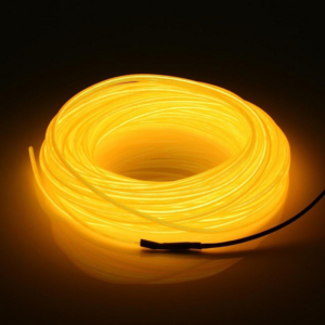 5m Led - 5M Neon Light Dance Party Decor Light Neon LED Lamp Flexible EL Wire Rope Tube Waterproof LED Strip - Only EL Wir...