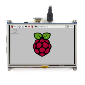 Waveshare5 inch LCD Module Resistive Touchscreen adapting to HDMI interface 800*480 Resolution for PI3