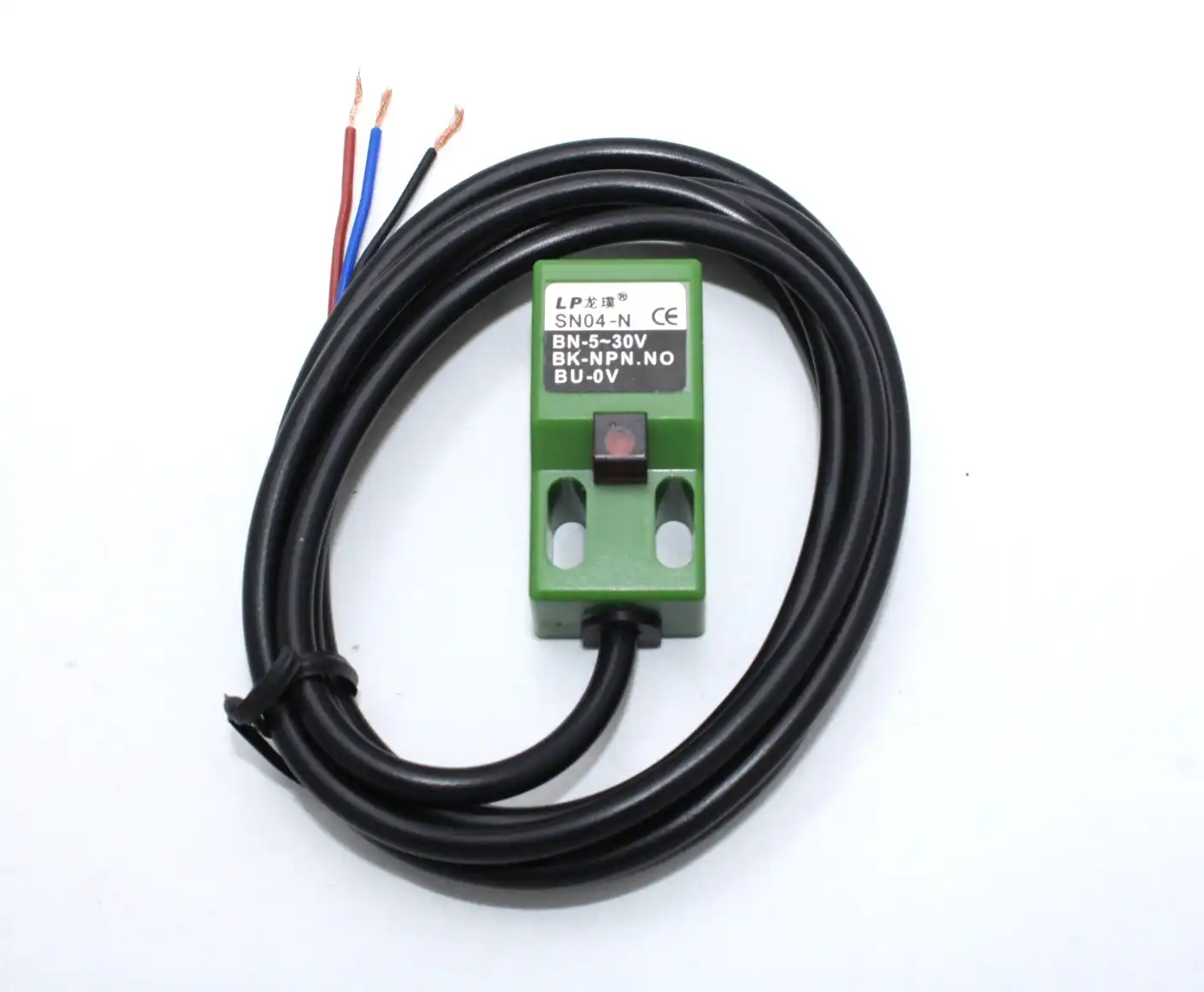 Green SN04-N NPN DC5V-30V Inductive Proximity Sensor Switch NO 3 Line