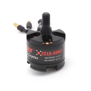 Mt2213 Motor - Original Emax MT2213 935KV Brushless DC Motor for Drone – Red Cap (CCW) With 1045 Propeller Combo (Original)