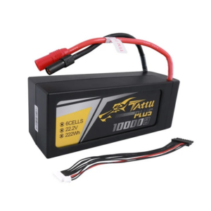 Tattu Plus 10000mAh 6S 22.2V 25C Lipo Battery with AS150+XT150 Plug (new version)