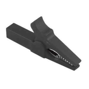 Black 55mm Copper Insulated Crocodile Clip Opening 10mm for Banana Plug 4mm