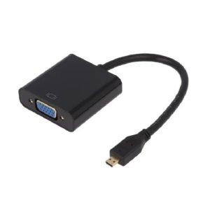 Micro HDMI to VGA cable (Without Audio)