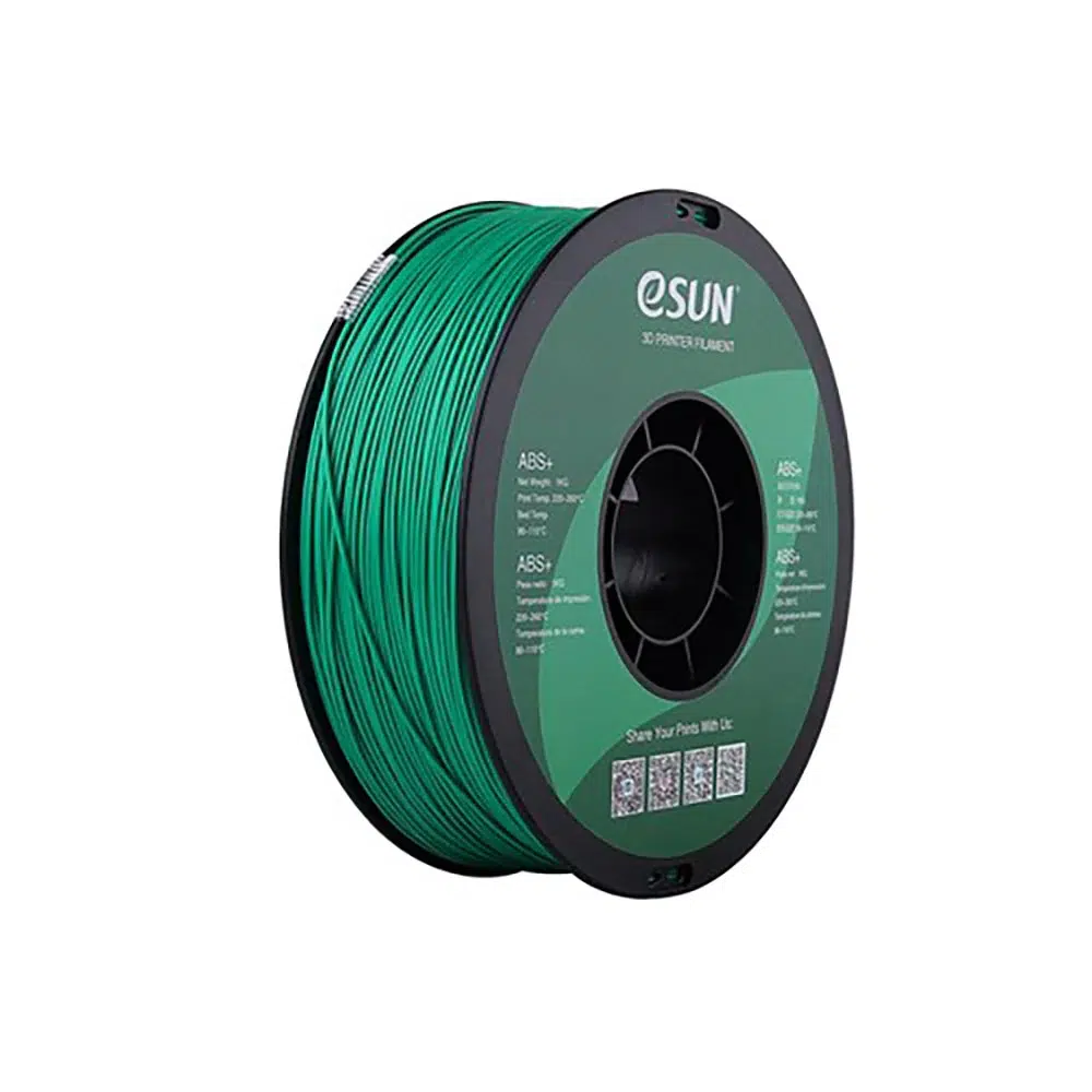 eSun ABS+ 1.75mm 3D Printing Filament 1kg - Green