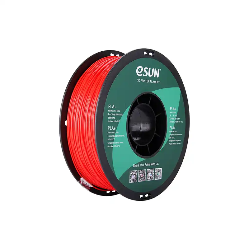 eSun PLA+ 1.75mm 3D Printing Filament 1kg-Red