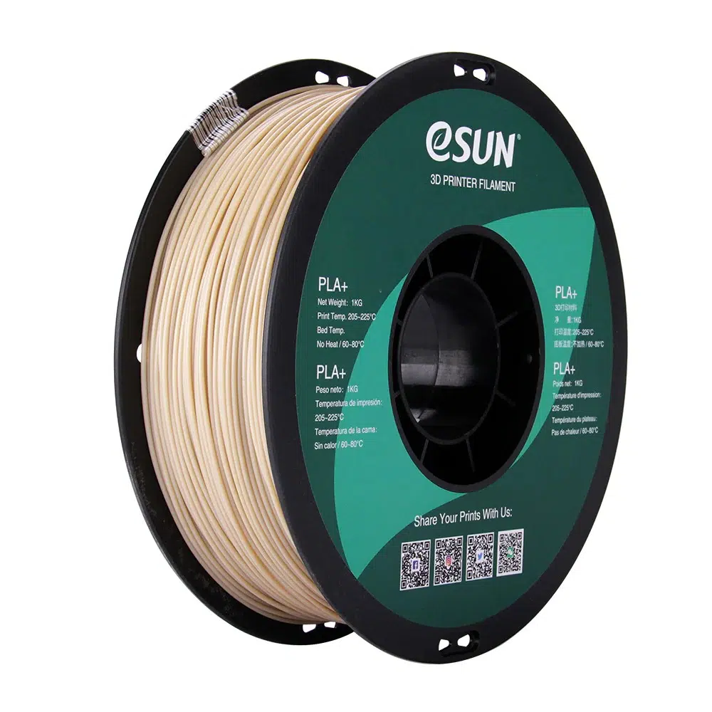 eSUN PLA+ 1.75mm 3D Printing Filament 1Kg - Bone White