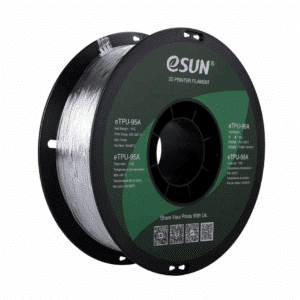 eSUN TPU-95A 1.75mm 3D Printing Filament 1Kg - Clear