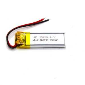Kp Original 350926 Battery - KP Original 350926 250mAh 3.7Vsingle cell Rechargeable LiPo Battery