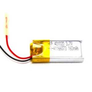 Kp Original 401020 Battery - KP Original 401020 160mAh 3.7Vsingle cell Rechargeable LiPo Battery