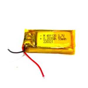 Kp Original 401120 Battery - KP Original 401120 55mAh 3.7Vsingle cell Rechargeable LiPo Battery
