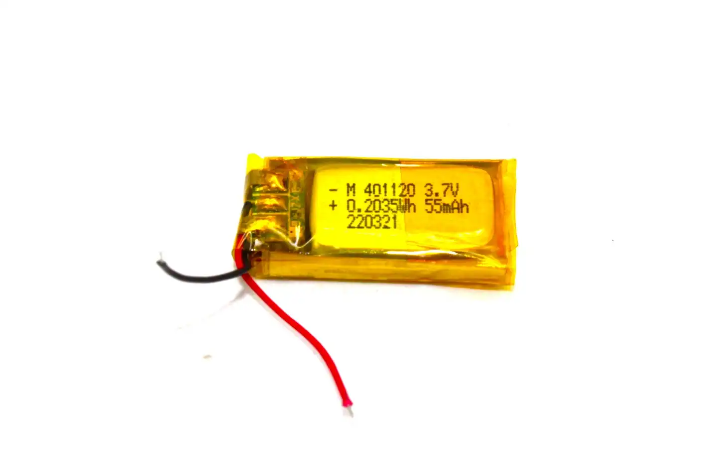 Kp Original 401120 Battery - KP Original 401120 55mAh 3.7Vsingle cell Rechargeable LiPo Battery
