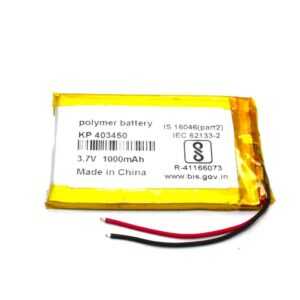 Kp Original 403450 Battery - KP Original 403450 1000mAh 3.7Vsingle cell Rechargeable LiPo Battery
