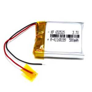 Kp Original 652525 Battery - KP Original 652525 500mAh 3.7Vsingle cell Rechargeable LiPo Battery