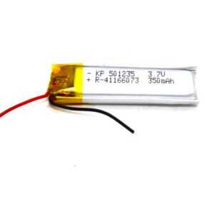 Kp Original 501235 Battery - KP Original 501235 350mAh 3.7Vsingle cell Rechargeable LiPo Battery