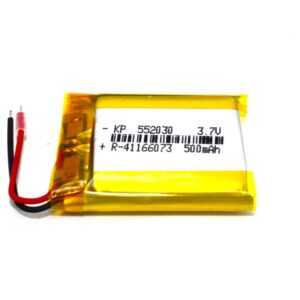 Kp Original 552030 Battery - KP Original 552030 500mAh 3.7Vsingle cell Rechargeable LiPo Battery
