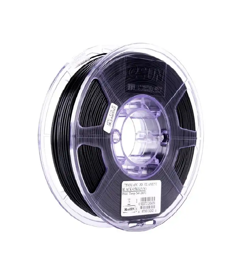 eSUN PC 3D Printing Filament 0.5kg/roll-Black