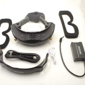Eachine EV200D 1280*720 5.8G 72CH True Diversity FPV Goggles HD Port in 2D/3D Built-in DVR- Black