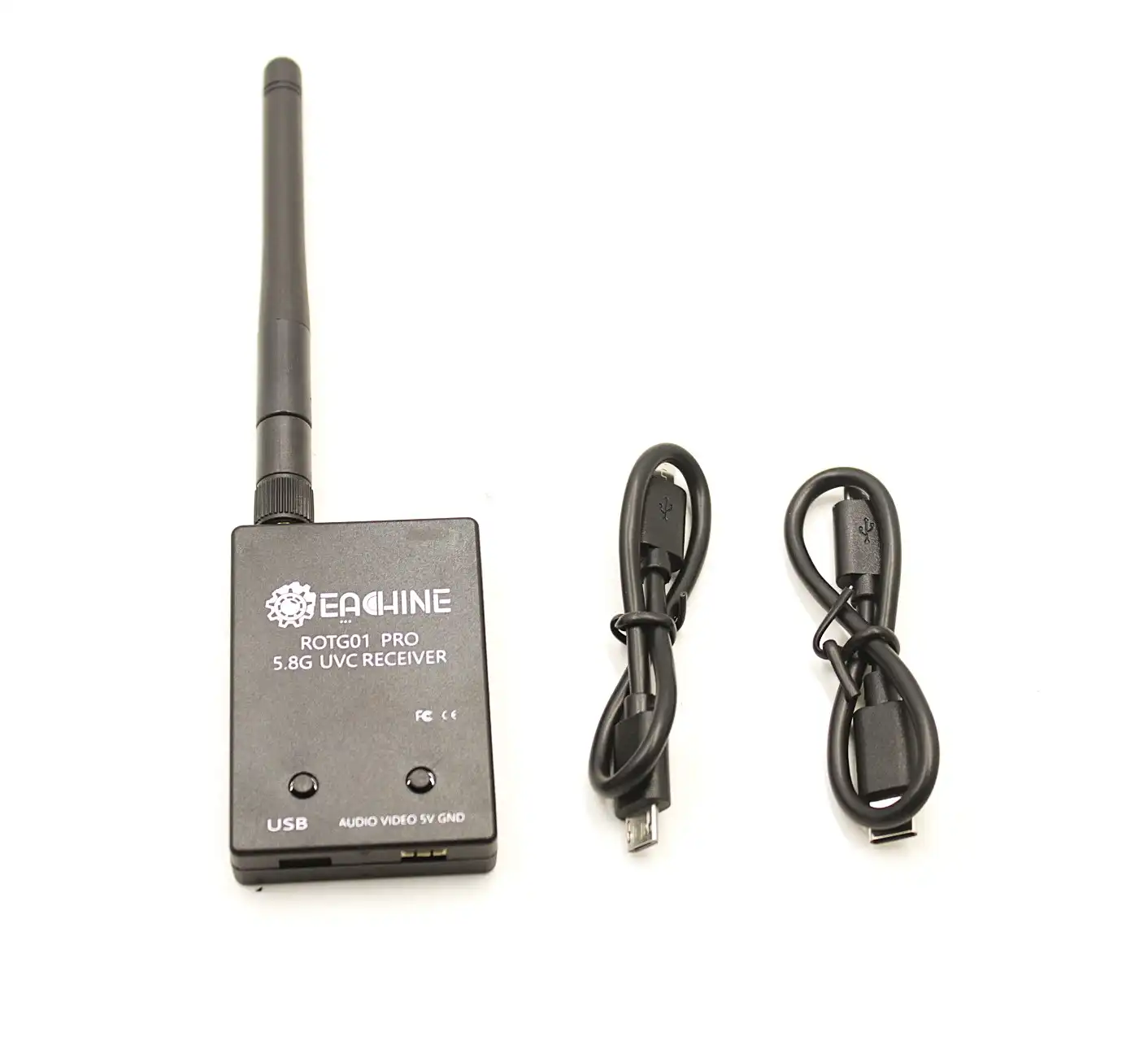 Eachine ROTG01 Pro UVC OTG 5.8G 150CH Full Channel FPV Receiver W/Audio For Android Smartphone - Black