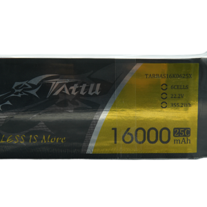 Original Tattu 16000mAh 25C 22.2V 6S1P XT90-S