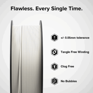 Numakers PETG-HS Filament – Pure White – 1.75 mm/ 1 kg