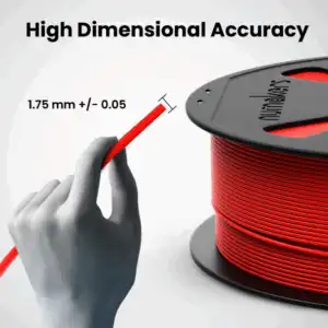 Numakers PETG-HS Filament – Nuclear Red – 1.75 mm/ 1 kg