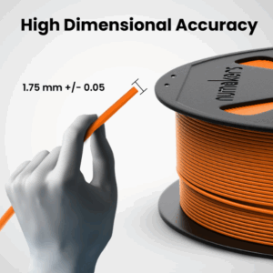 Numakers PETG-HS Filament – Outrageous Orange – 1.75 mm/ 1 kg