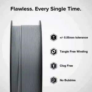 Numakers PETG-HS Filament – Light Gray – 1.75 mm/ 1 kg