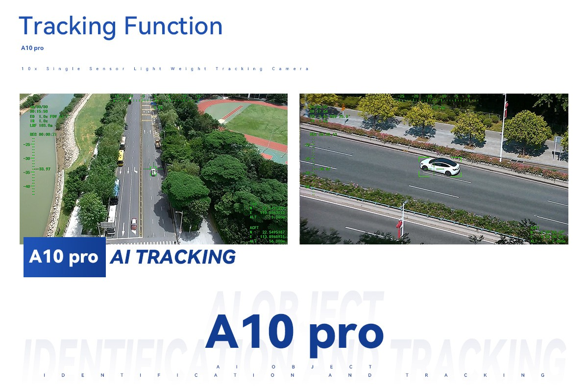VIEWPRO A10 pro 10x Single Sensor Light Weight AI Tracking Camera