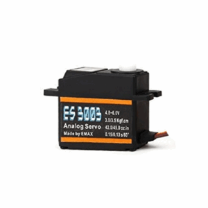 Es3003 Servo - Original EMAX ES3003 17g 3.5kg 0.13sec 23T Plastic Gear Analog Servo for RC Airplane-(original)