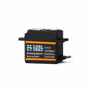 Es3003 Servo - Original EMAX ES3003 17g 3.5kg 0.13sec 23T Plastic Gear Analog Servo for RC Airplane-(original)