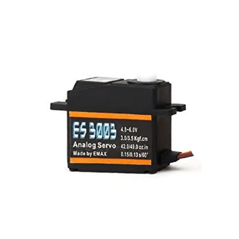 Es3003 Servo - Original EMAX ES3003 17g 3.5kg 0.13sec 23T Plastic Gear Analog Servo for RC Airplane-(original)
