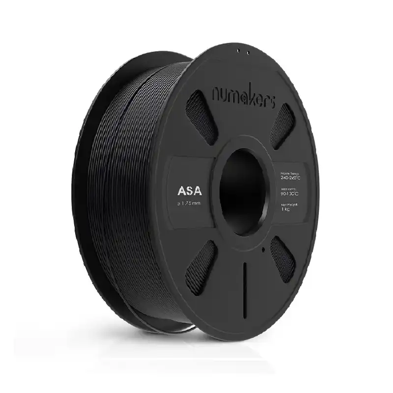 Numakers ASA Filament- Pitch Black – 1.75 mm /1 kg