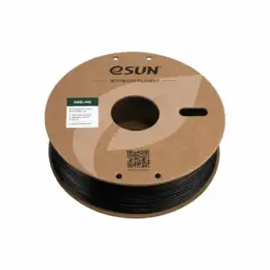 Esun ABS+HS filament, 1.75mm, black, 1kg/roll, with plastic roll