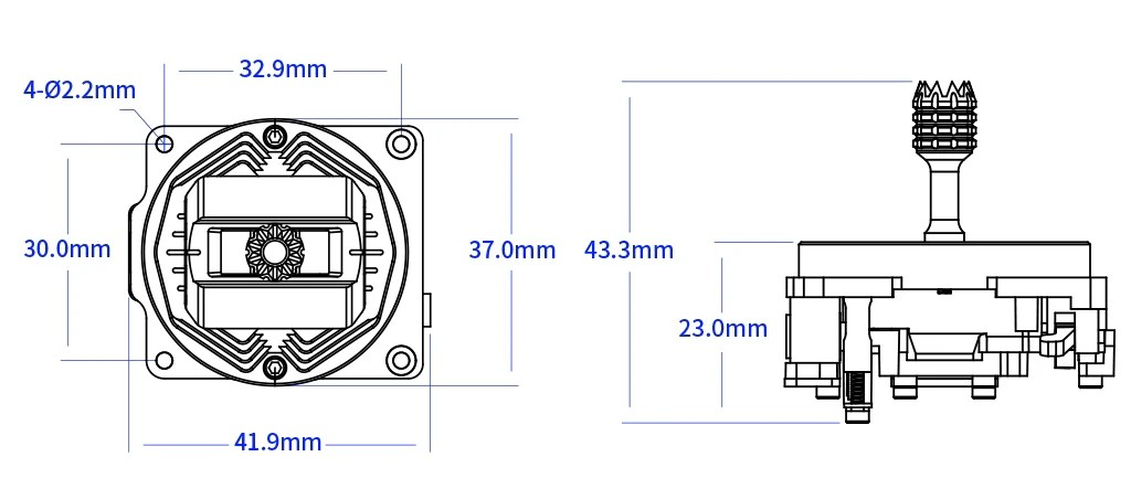 Radiomaster AG01-Nano Gimbal
