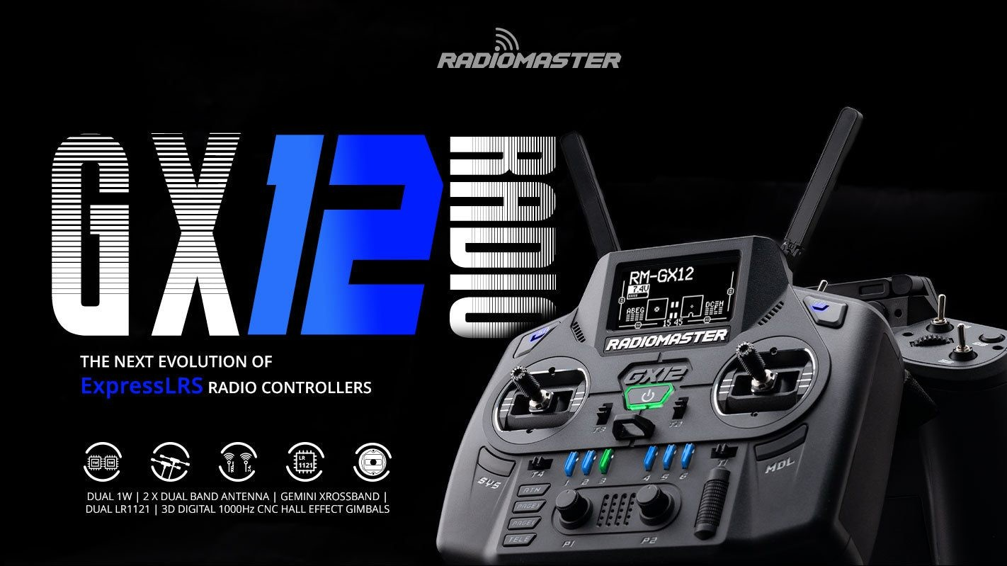 Radiomaster GX12 Dual-band Radio controller