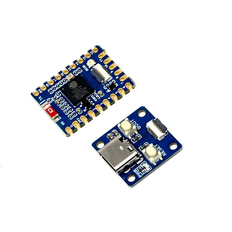 Waveshare ESP32-S3 Mini Development Board, Based on ESP32-S3FH4R2 Dual-Core Processor, 240MHz Running Frequency, USB Port Adapter Board Optional