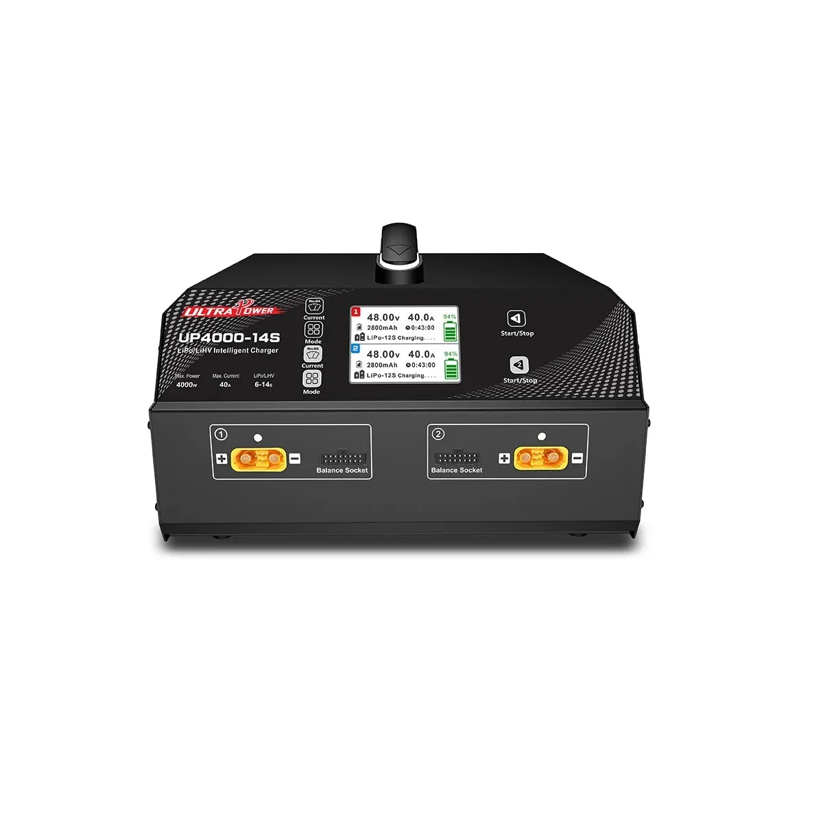 Up4000 Charger - Ultra Power UP4000-14S 2X2000W 40A 6-14S LiPo/LiHV Intelligent Charger