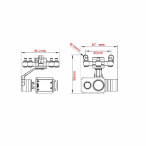 TAROT 3-axis Dual-Sensor Gimbal TL3T21